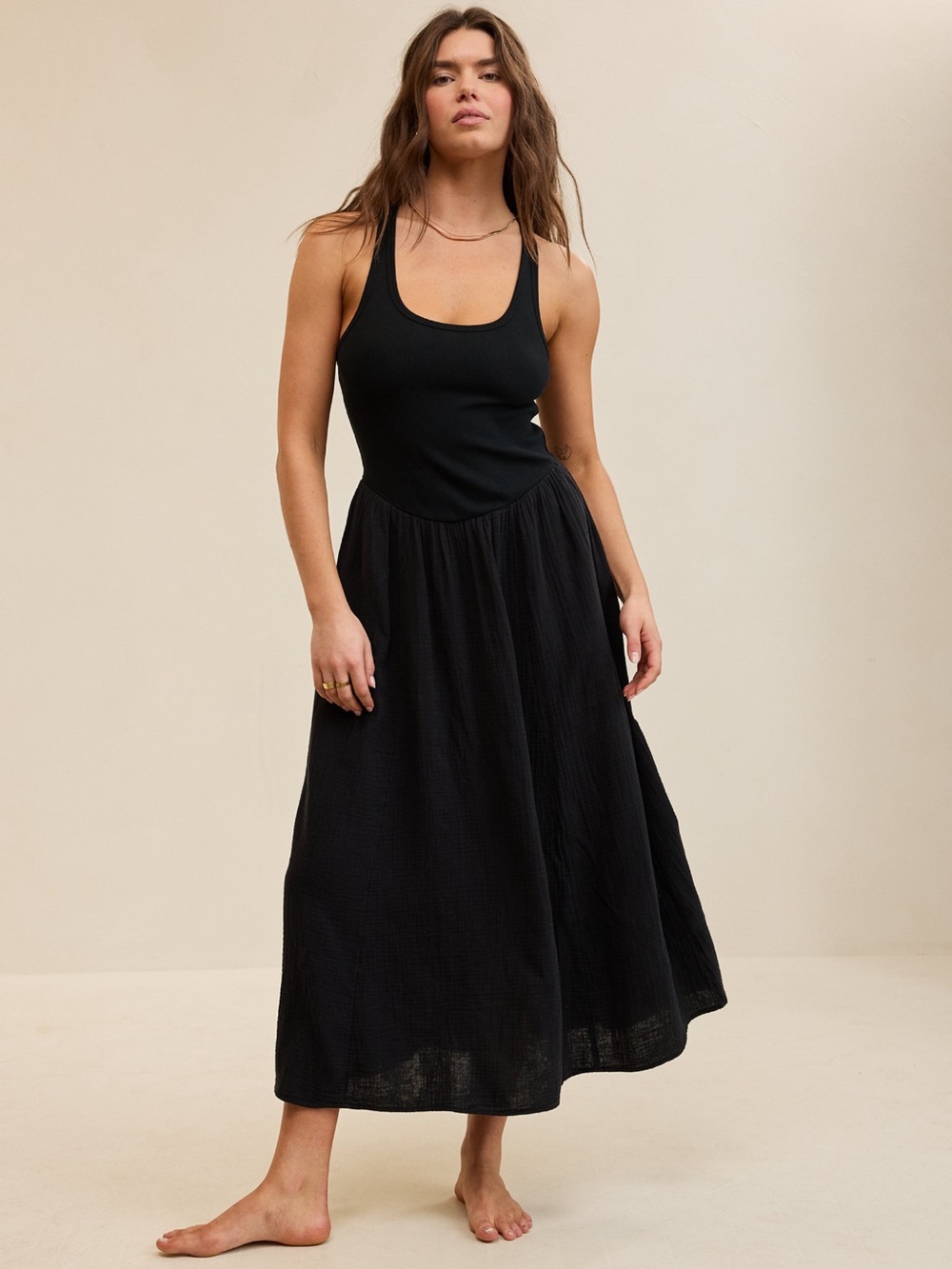 🖤AERIE~At the barre cross back dress SIZE M - Picture 2 of 6